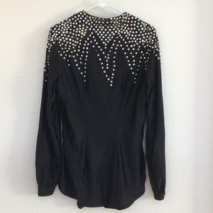 Men’s ballroom/latin dance comp/expo costume top